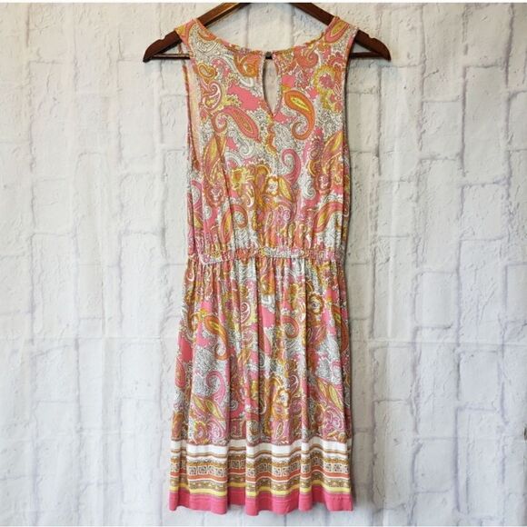 H&M Sleeveless Paisley Popover Classic Dress - Picture 7 of 7